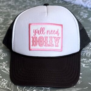 Y2K Trucker Hat “Y’all Need Dolly”
